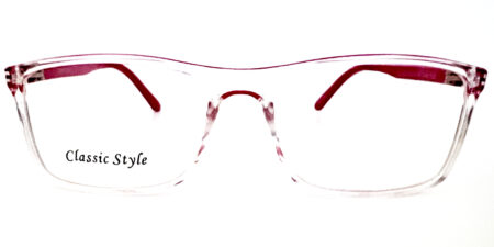 Most Attractive Glasses TYK4078 CLEAR/RED - TykSee