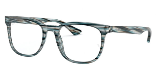 RAYBAN 0RX5369F – STRIPPED BLUE GREY 5750 – 54.18.145 – MAIN