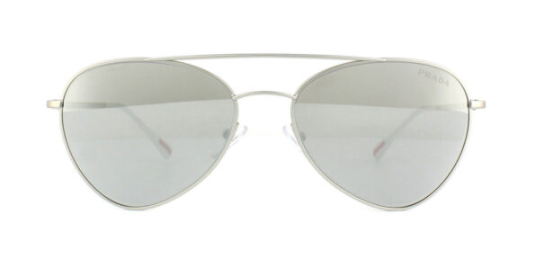 PRADA LINEA ROSSA PS50SS – SILVER 1AP2B0 – 57-17-140 FRONT