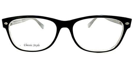 BLACK Eyeglass Frames For Men TYK4041 CLEAR - TykSee