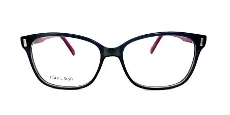 Black Eye Eyeglass Frames TYK4029 GREY/RUBY - TykSee